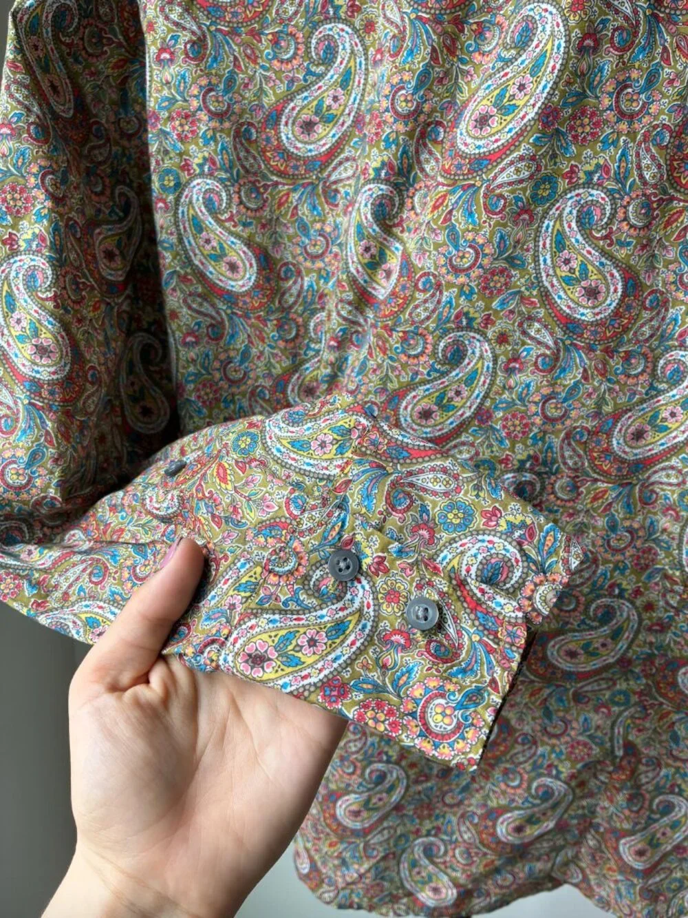J. Crew Slim Perfect Shirt in Liberty Lee Manor Paisley - Size 8